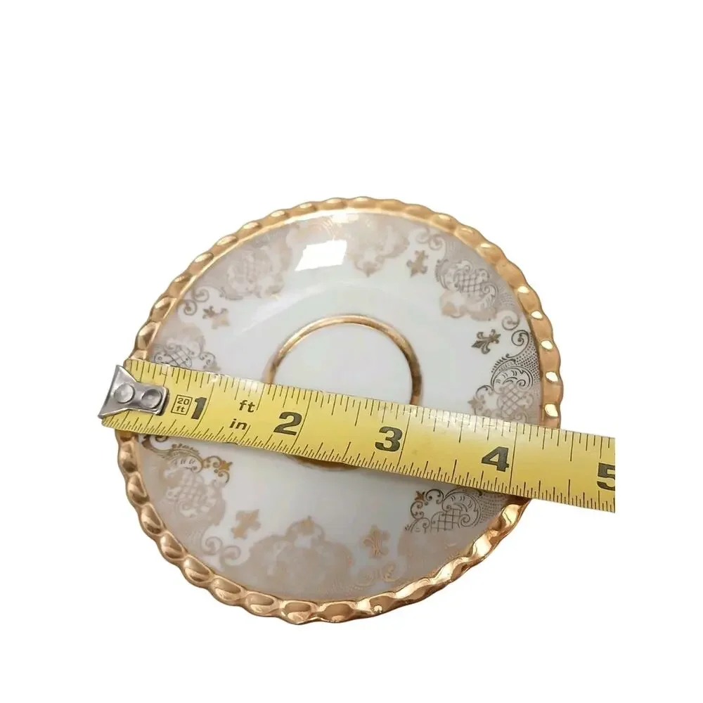 Vintage Winterling Bavaria Germany Saucer Gold Grape Scalloped Leaf Replacement